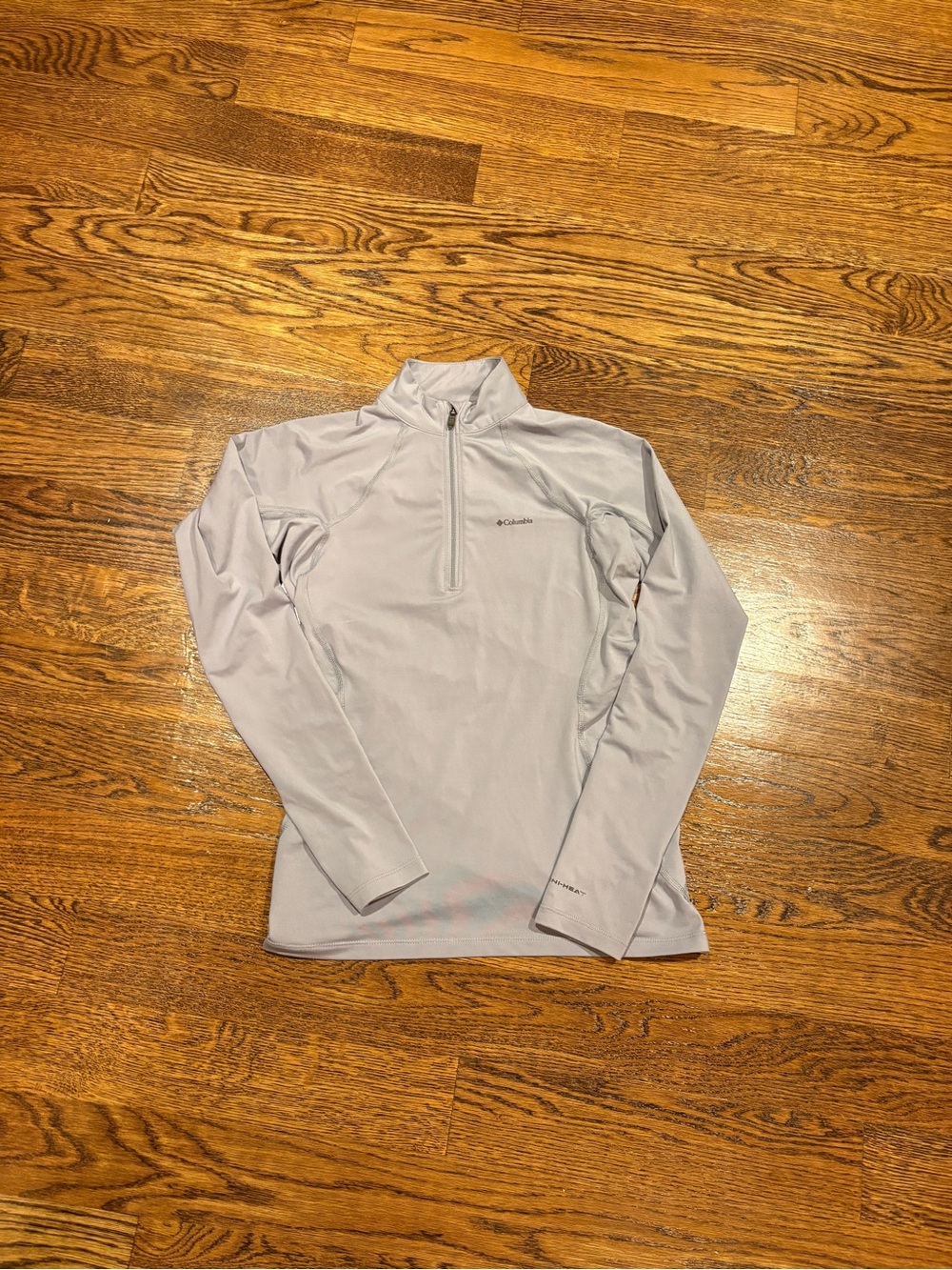 Columbia Light Gray Heather Quarter-Zip